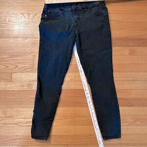 Torrid  Black Denim Skinny Jeans Sz 10R. VERY stretchy.